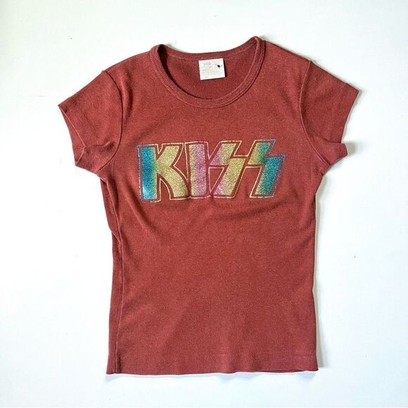 Kiss Vintage 70’s Graphic Tee XXS/XS - Picture 1 of 9